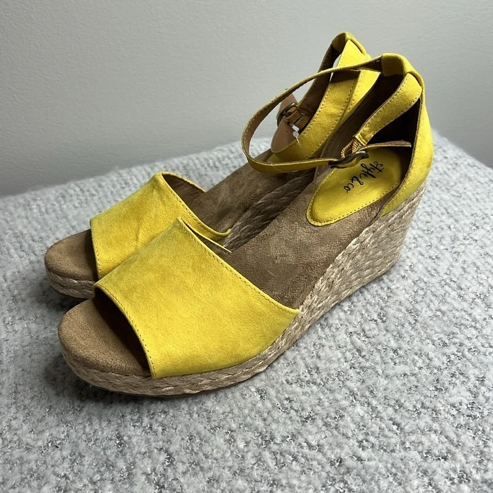 Style & Co. Womens Seleeney Open Toe‎ Casual Platform - NWOT